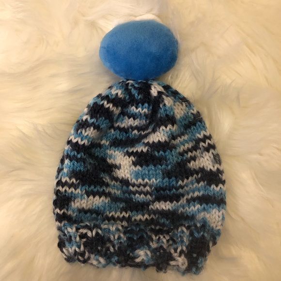 Sesame Street “Cookie Monster” Hand Knit Toddler Beanie Hat - Picture 3 of 6